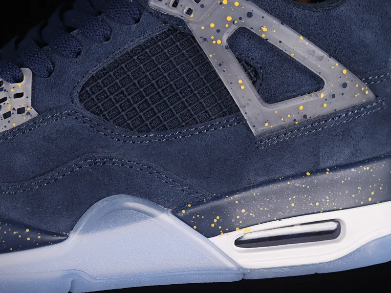 All categories Air Jordan Jordan series basketball shoes Air Jordan 4 Air Jordan 4 Retro AJ4 Joe 4 blue customized basketball shoes AJ4-1036660